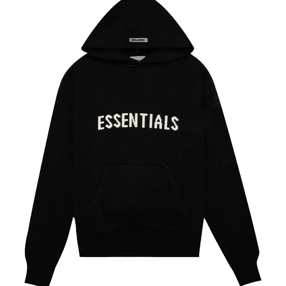 Essentials Black Hoodie